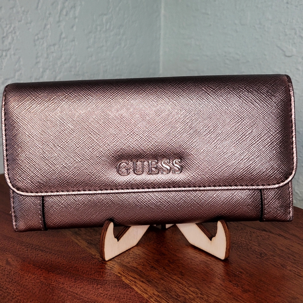 GUESS Metallic Wallet - Picture 3 of 14